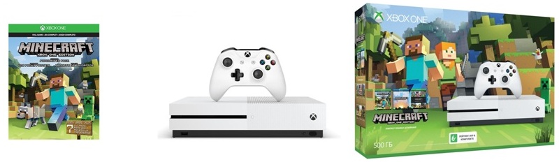 Xbox One S Minecraft editional 800х230.jpg