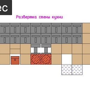 развертка стены дома
