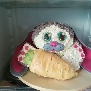 Торт зайка.