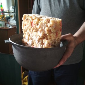 Кирпич плова :)! Плов по майнкрафтавски!