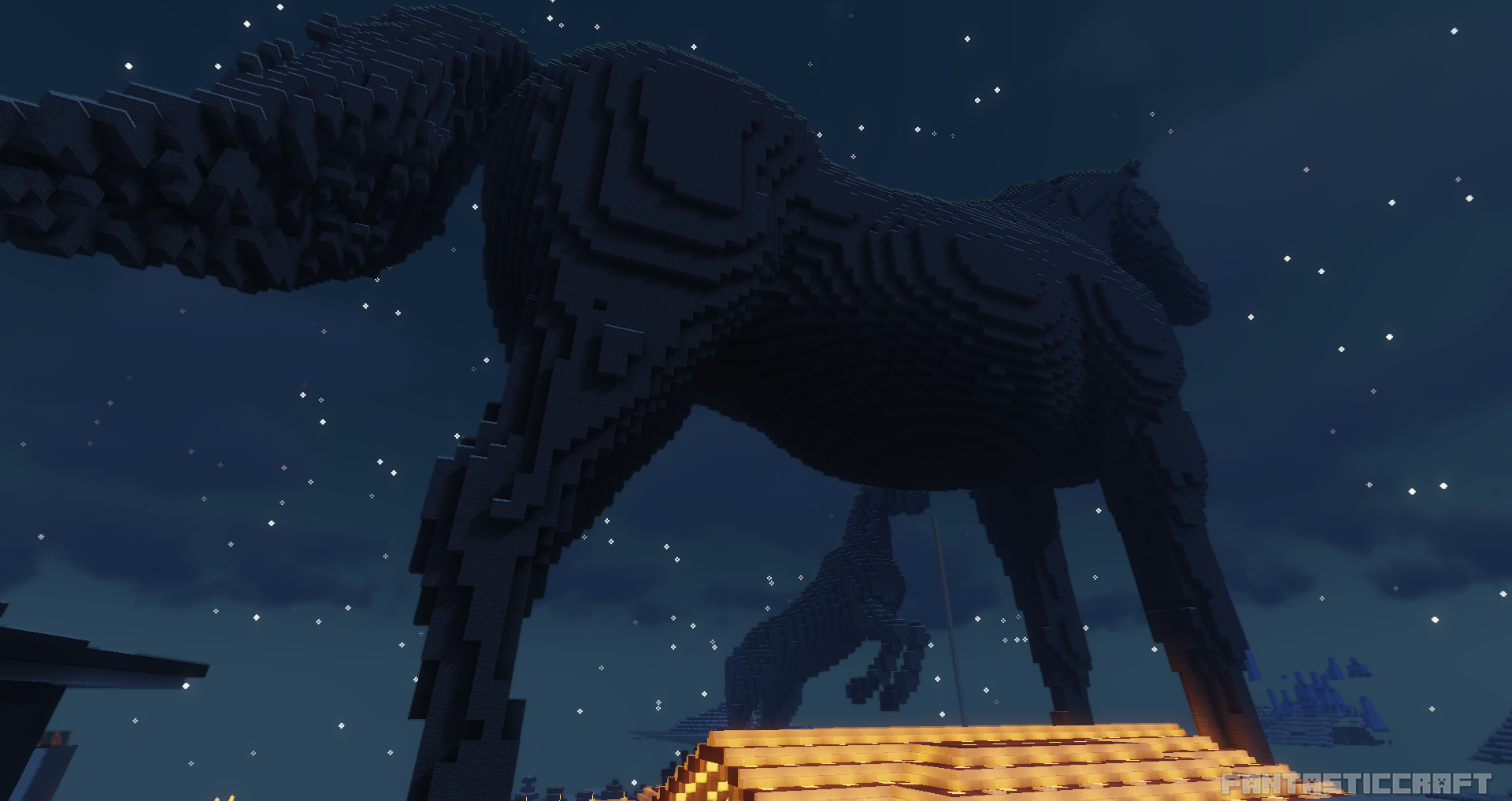 Статуя лошади в Эпсилоне